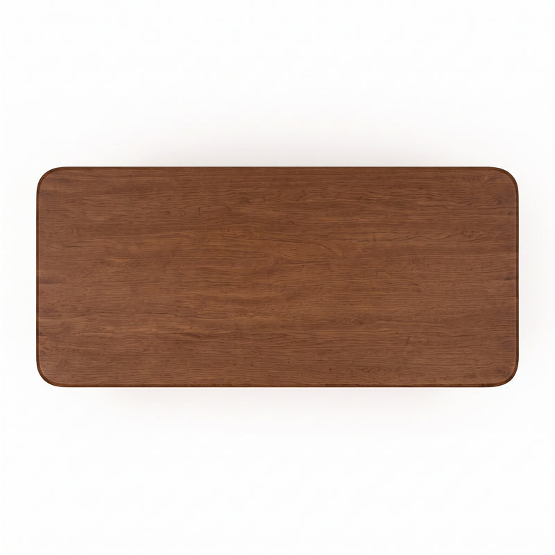 Liva Rectangular Walnut Dining Table | Scandinavian Modern Design