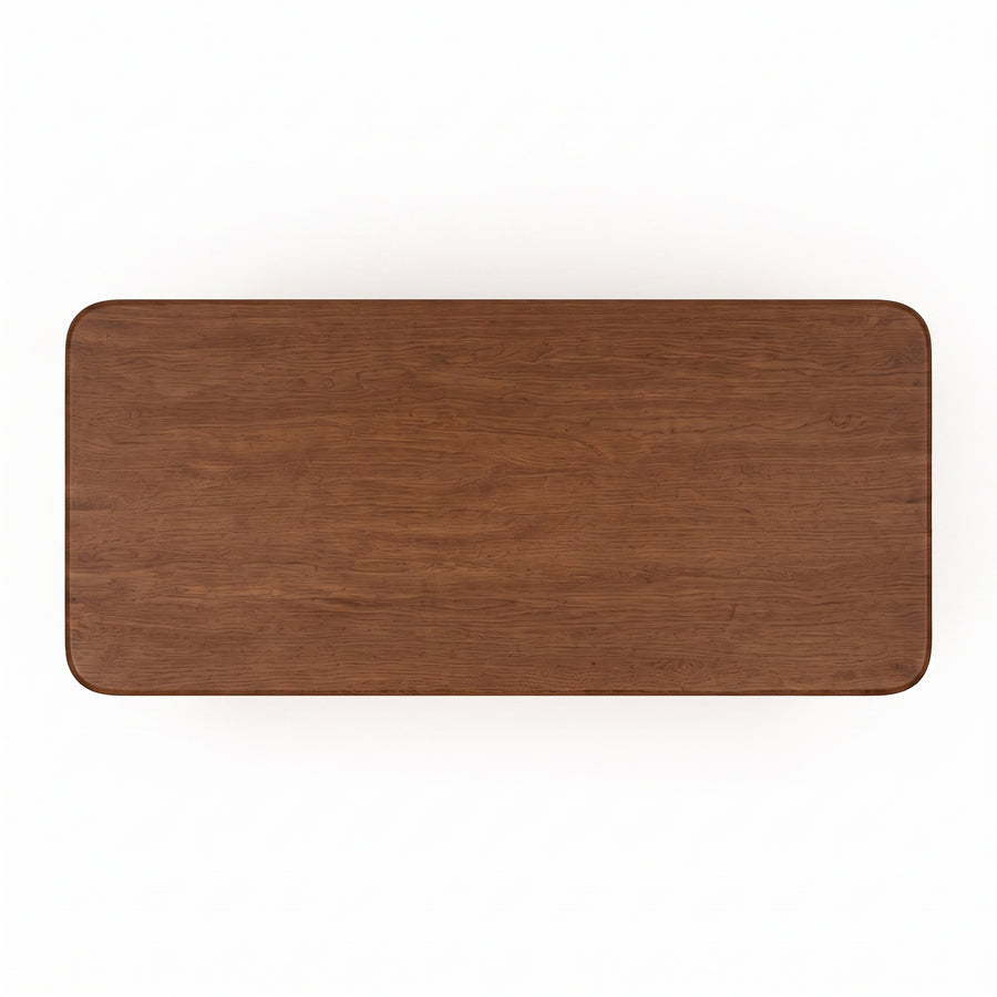 Liva Rectangular Walnut Dining Table | Scandinavian Modern Design