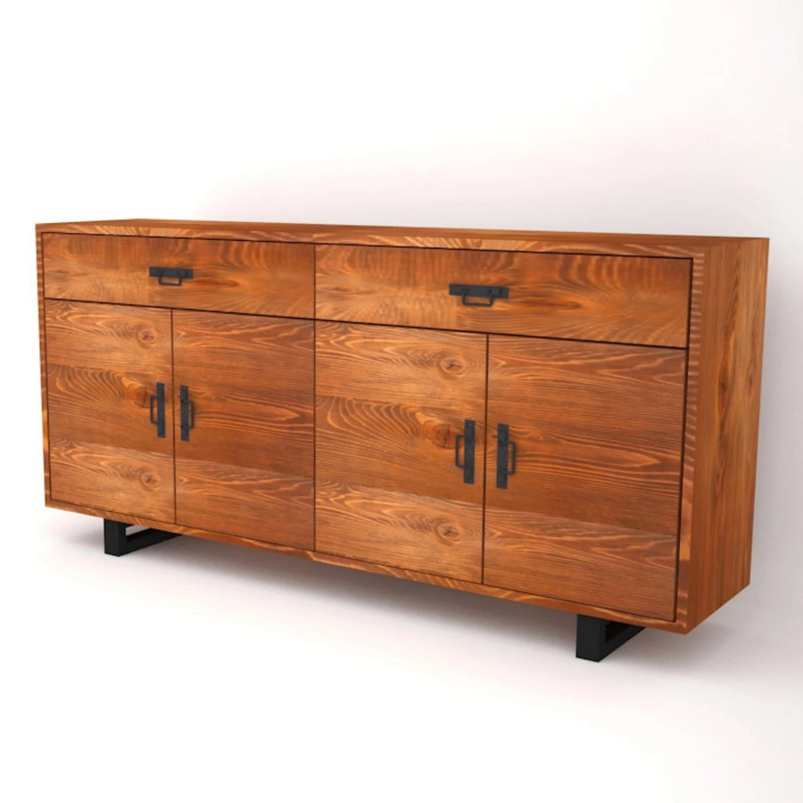 Locke Solid Wood Sideboard Cabinet Mozilya