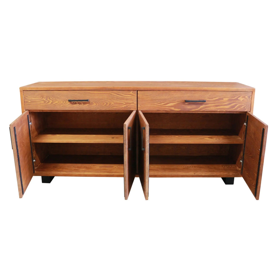 Locke Solid Wood Sideboard Cabinet Mozilya