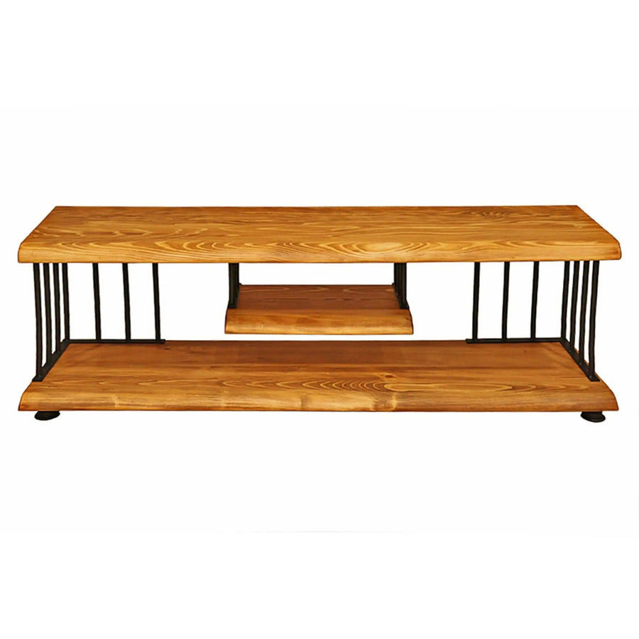Fargo Solid Pine Wood TV Stand Mozilya