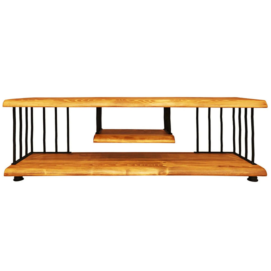 Fargo Solid Pine Wood TV Stand Mozilya