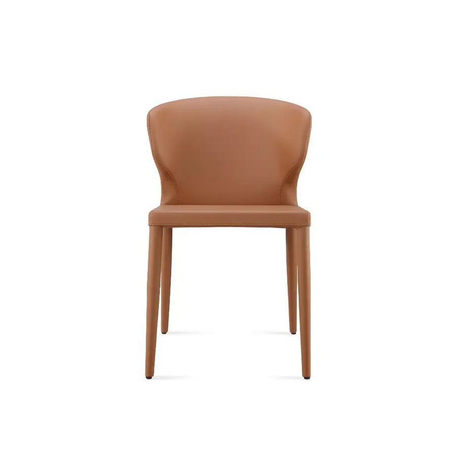 Loft Fully Upholstered Dining Chair – Contemporary Metal Frame Design