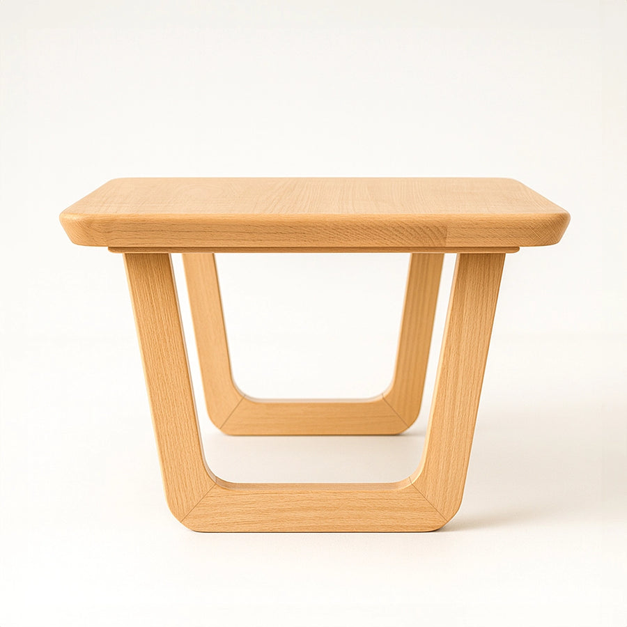 Lucia Solid Beech Wood Rectangular Coffee Table | Modern Design