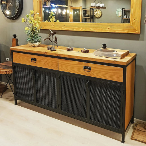 Solid Pine Wood Sideboard