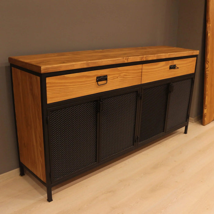 Solid Pine Wood Sideboard