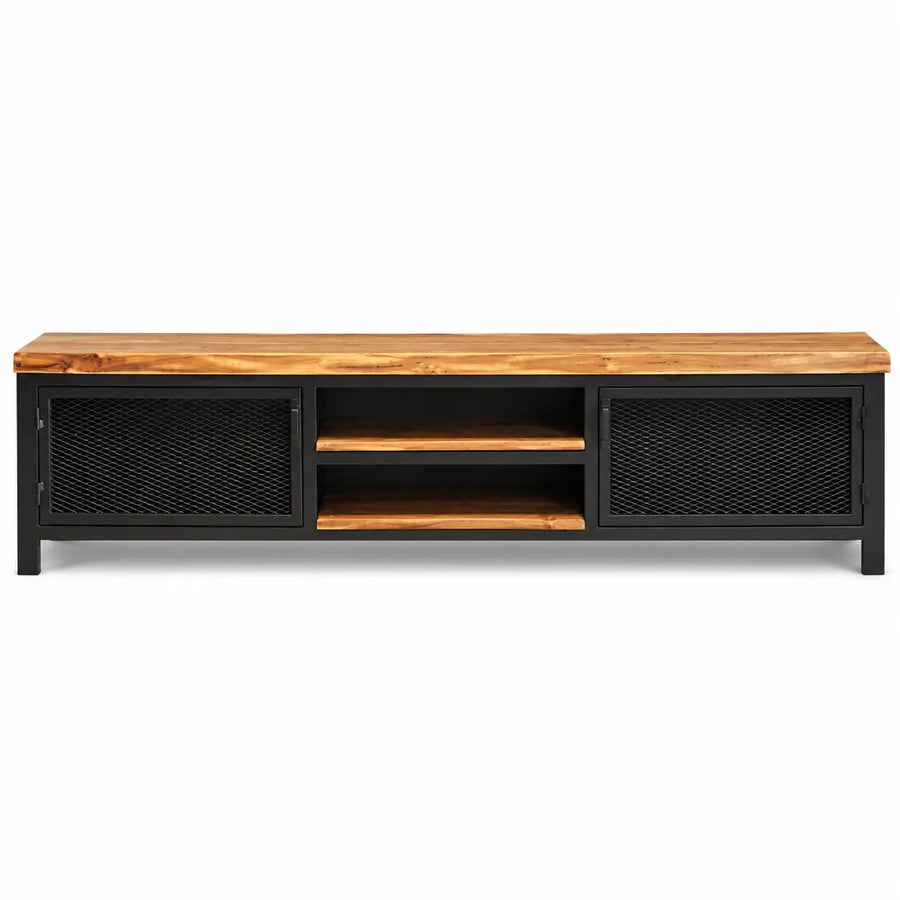 Mass Solid Walnut Wood TV Stand