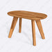 Underneath view of the coffee table – Highlighting the solid construction and precise joinery of this handcrafted piece.