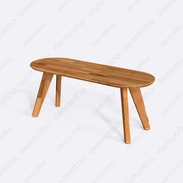 Side angle of the Modern Minimalist Coffee Table – Showcasing its clean lines and smooth wood finish, ideal for contemporary interiors.