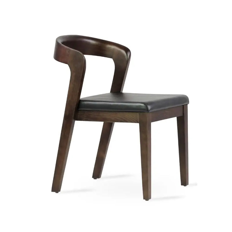 Morris Wood Frame Dining Chair – Contemporary Upholstered Design