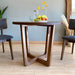 Top-down view of the table, showing its ample surface area for family meals or gatherings.