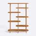 Elegant living room bookshelf crafted from 100% beech wood, designed to complement contemporary interiors with its clean lines.