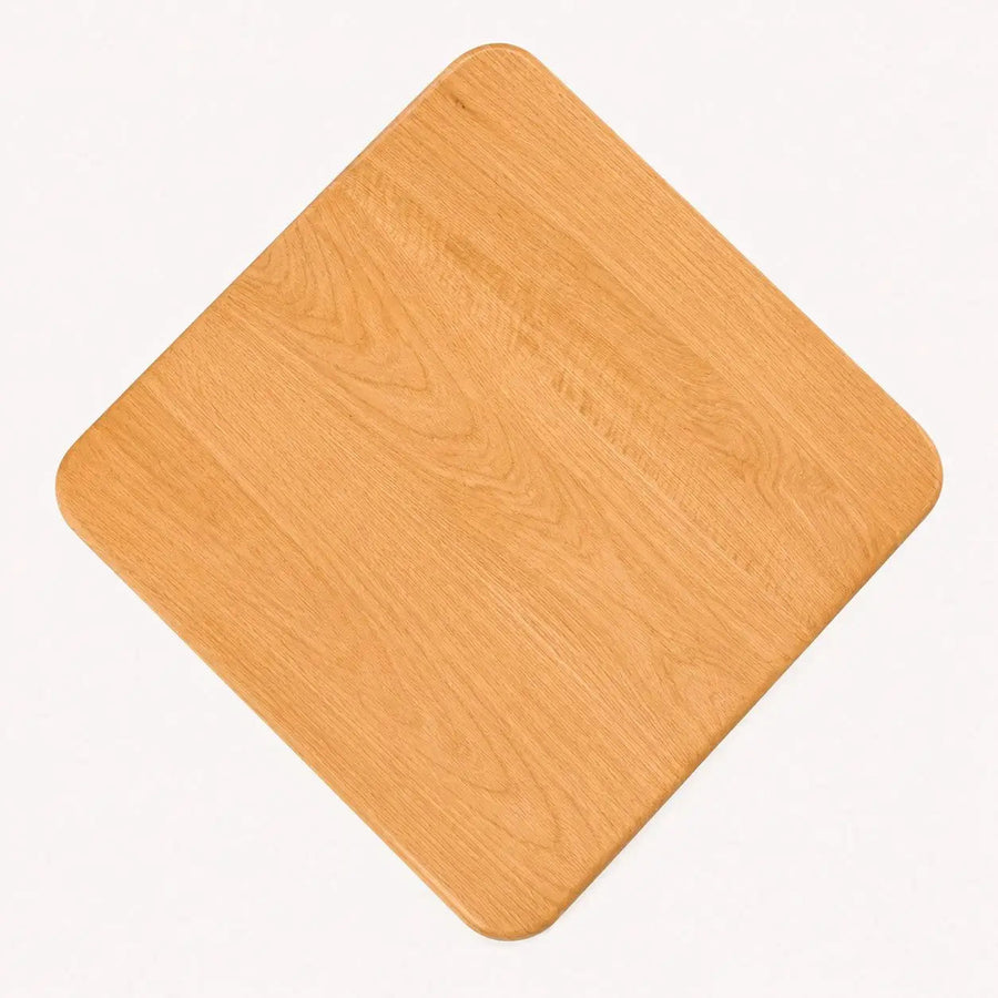 Petra Square Coffee Table Solid Oak Wood – Mid-Century Modern Elegance Mozilya