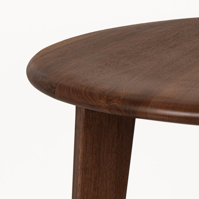 Petra Round Wood Dining Room Table | Mid Century Elegance