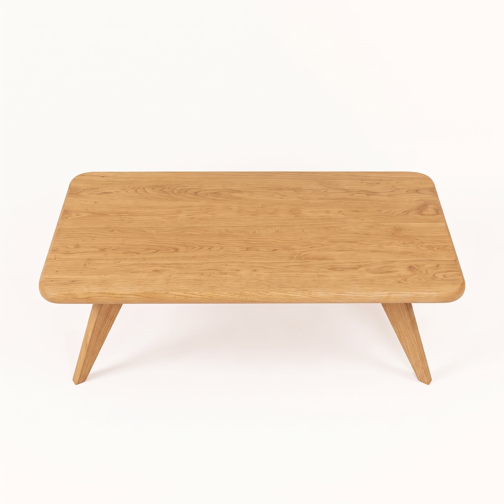 Petra Rectangular Oak Coffee Table | Mid-Century Modern — Tomruque