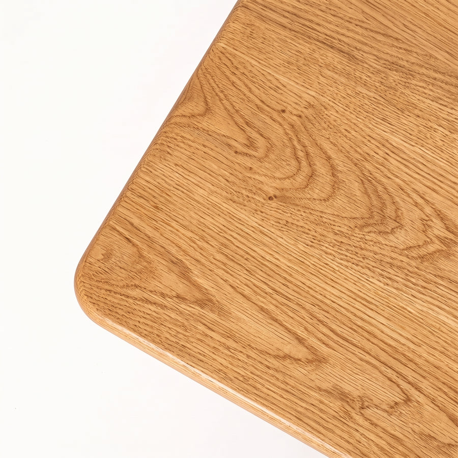 Petra Rectangular Oak Coffee Table | Mid-Century Modern
