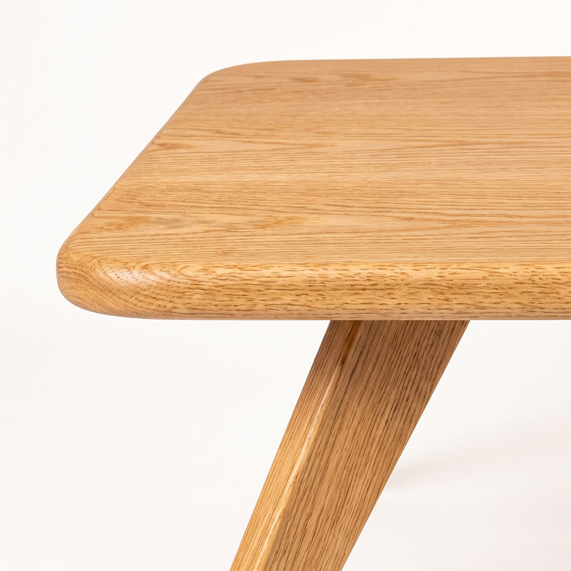 Petra Rectangular Oak Coffee Table | Mid-Century Modern