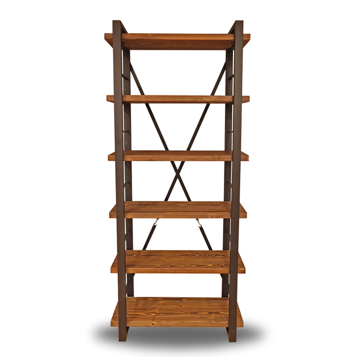 Renton Solid Pine Wood Bookshelf