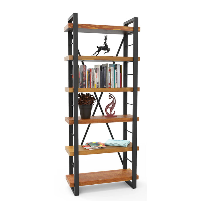 Renton Solid Pine Wood Bookshelf