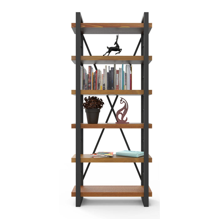 Renton Solid Pine Wood Bookshelf