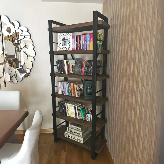 Renton Solid Pine Wood Bookshelf