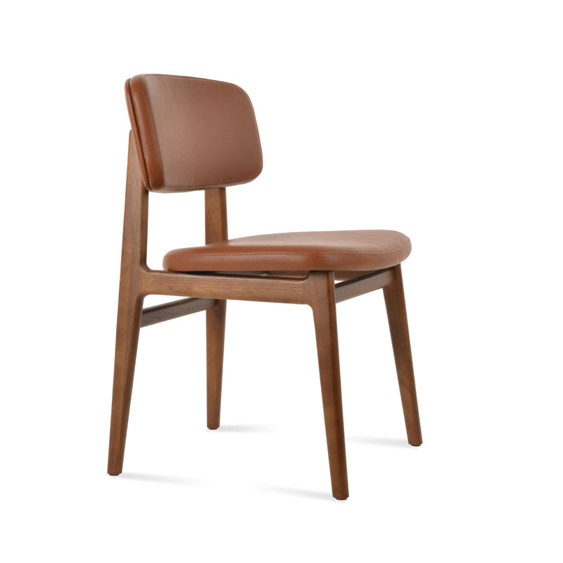 Rhodes Upholstered Dining Chair | Solid Wood Contemporary Design