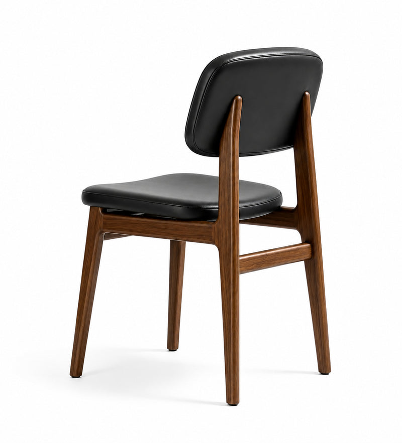 Rhodes Upholstered Dining Chair | Solid Wood Contemporary Design