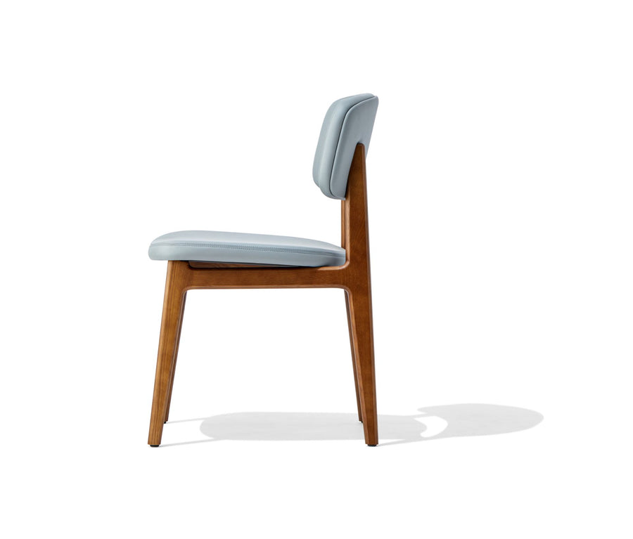 Rhodes Upholstered Dining Chair | Solid Wood Contemporary Design