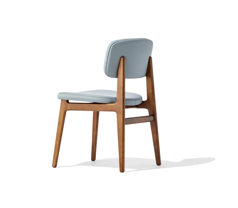 Rhodes Upholstered Dining Chair | Solid Wood Contemporary Design