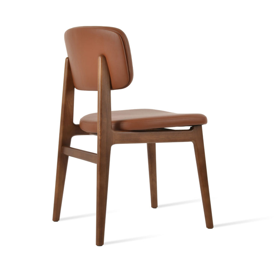 Rhodes Upholstered Dining Chair | Solid Wood Contemporary Design