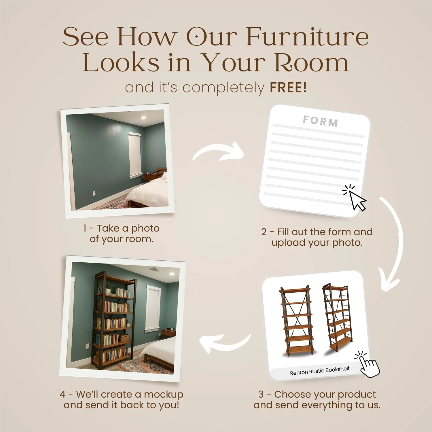 Curious How Our Furniture Will Look in Your Space? Let Us Show You.