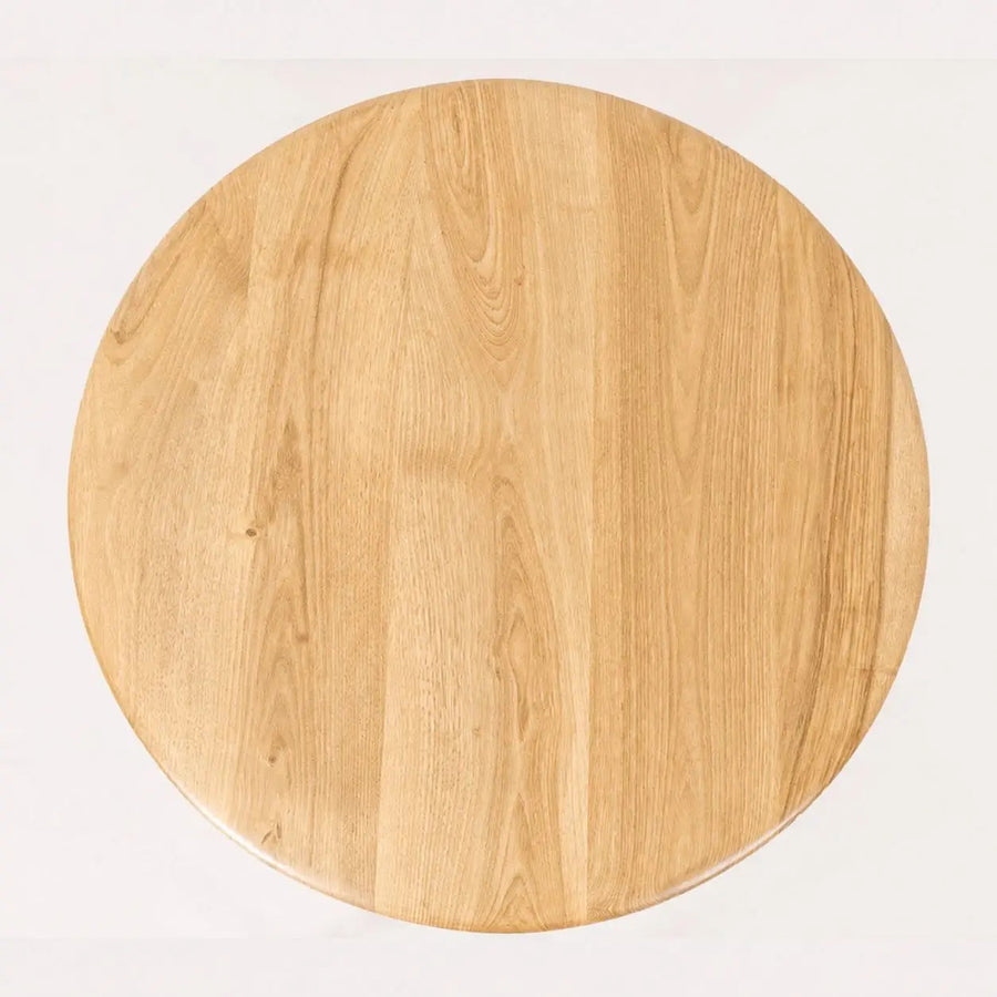 Sidney Circular Dining Table Solid Oak Wood – Mid-Century Modern Design Mozilya