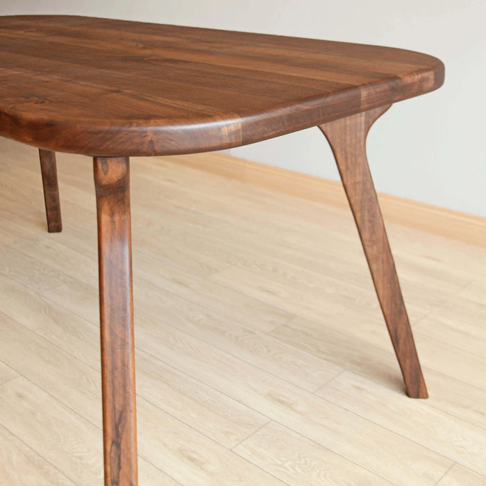 Sidney Solid Walnut Wood Dining Table