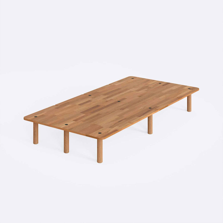 Soho Solid Beech Wood Single Bed Frame | Scandinavian Platform Bed Demontha