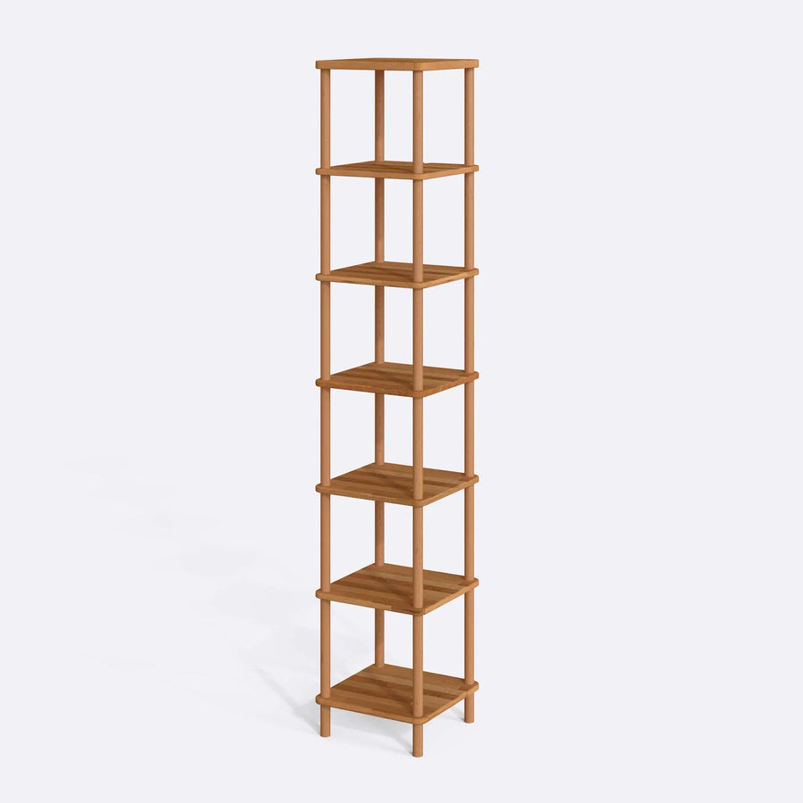 Soho Tall Skinny Bookcase | Small Minimalist Design Demontha