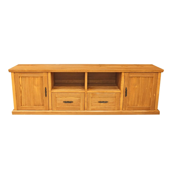 Artemis Solid Pine Wood Farmhouse TV Stand