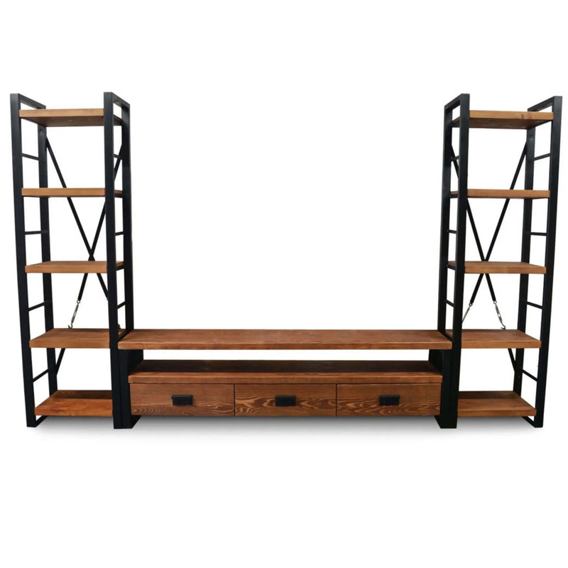 Rokko Solid Pine Wood TV Stand