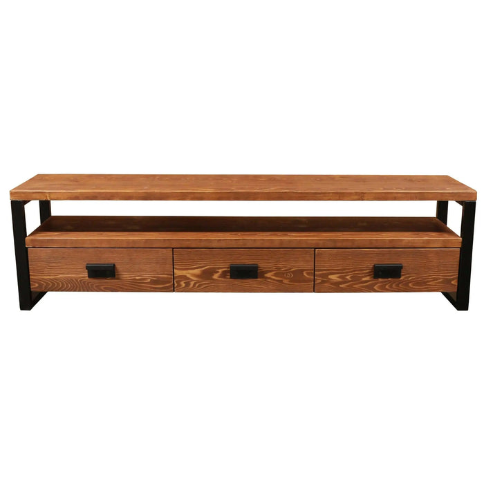 Rokko Solid Pine Wood TV Stand