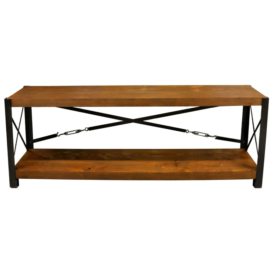 Bellingham Solid Pine Wood TV Stand Mozilya