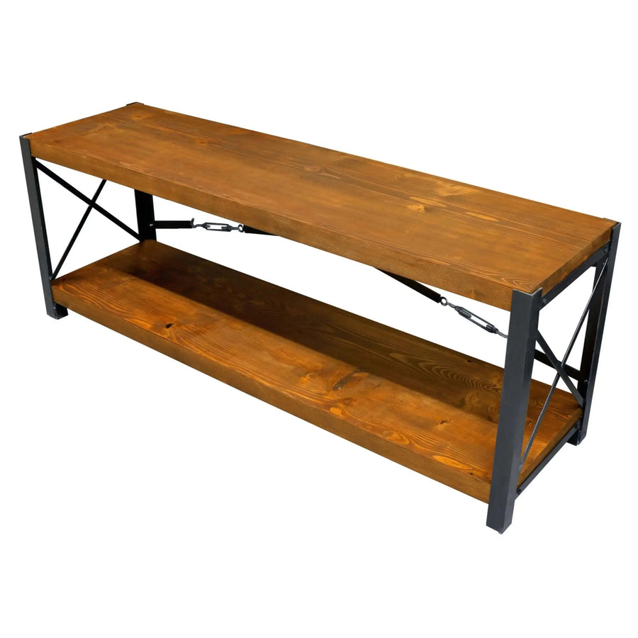 Bellingham Solid Pine Wood TV Stand Mozilya
