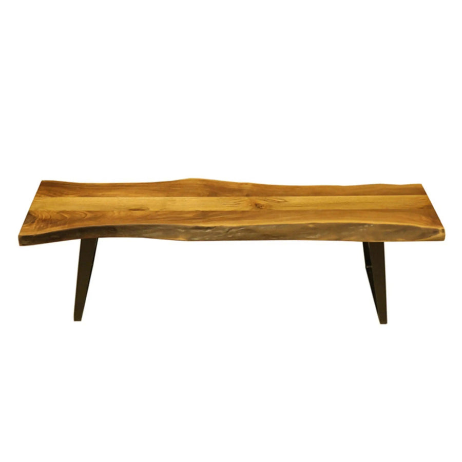 Denton Bench - Solid Walnut Wood Bench Mozilya