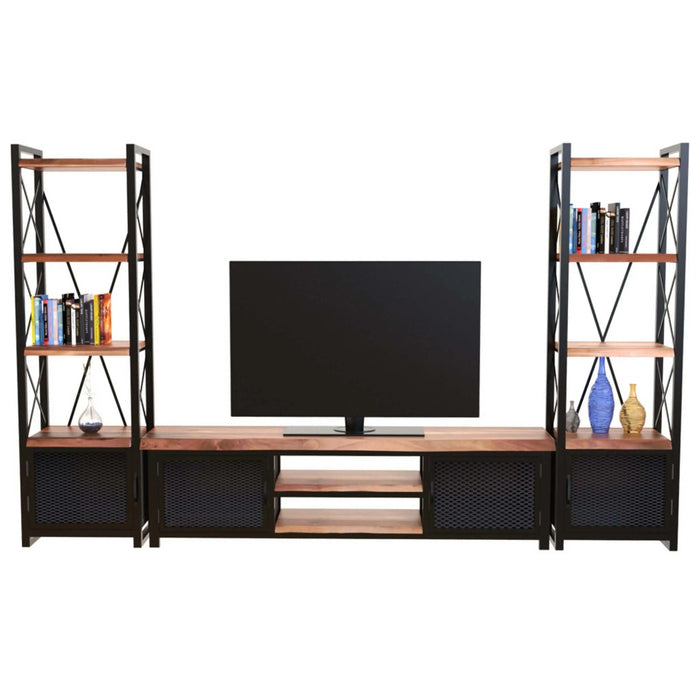 Solid Walnut Wood TV Stand