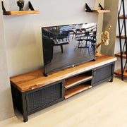 Solid Walnut Wood TV Stand