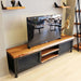 Solid Walnut Wood TV Stand