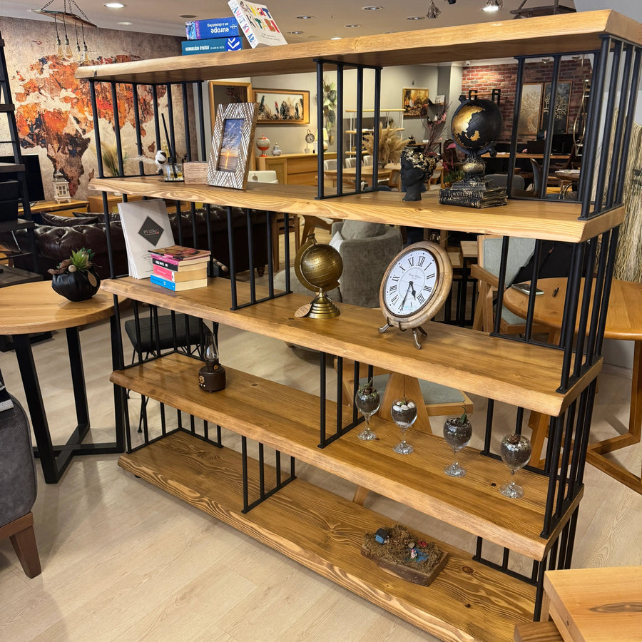 Fargo Solid Wood Large Bookcase – Ready to Ship Mozilya