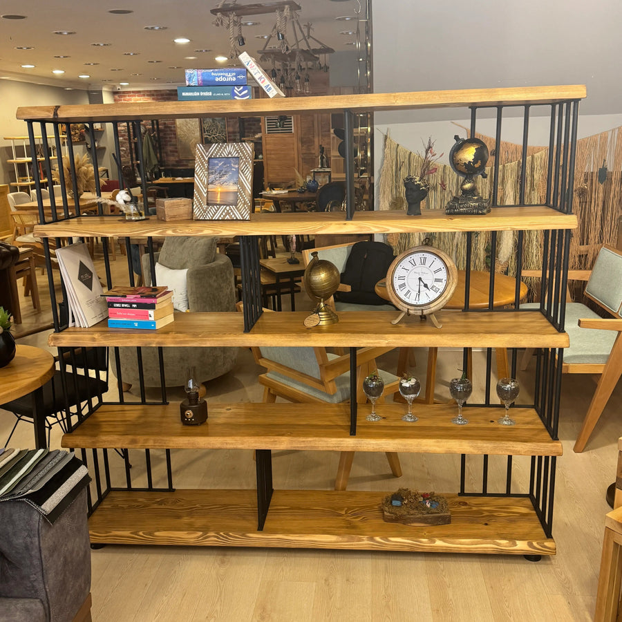 Fargo Solid Wood Large Bookcase – Ready to Ship Mozilya