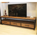 Solid Pine Wood TV Stand with useful drawers