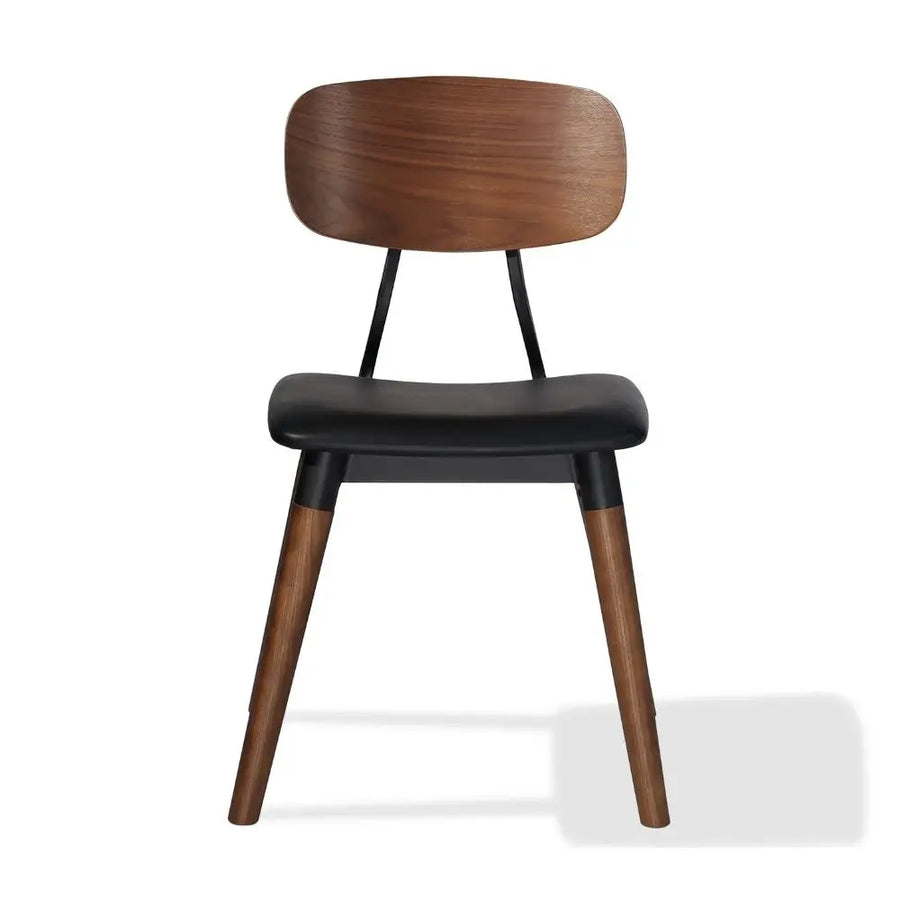 Sora Upholstered Dining Chair – Contemporary Wood Leg Design
