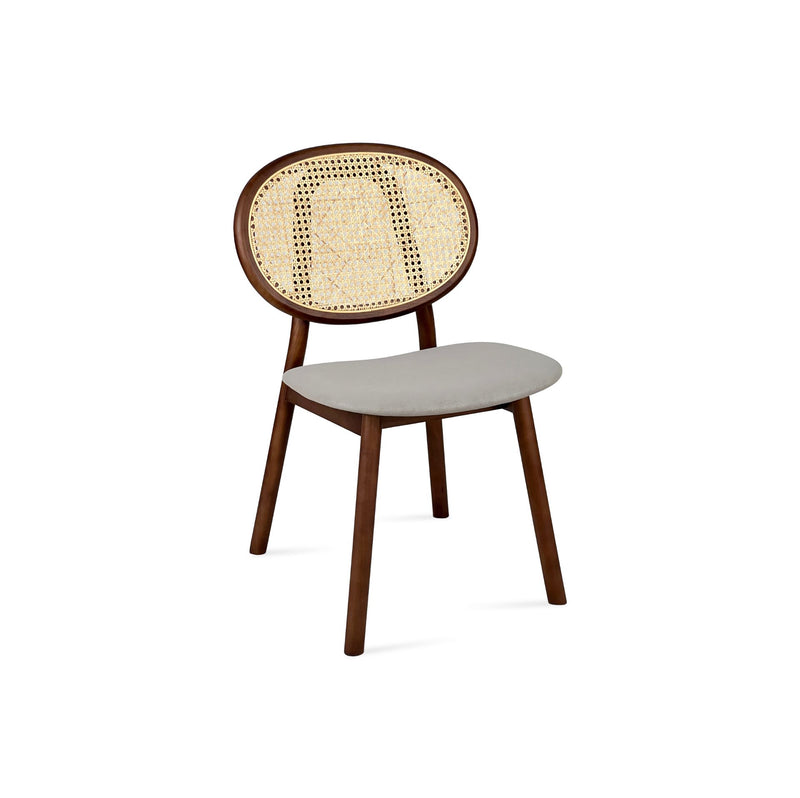 Verona Cane Back Dining Chair | Upholstered Contemporary Design