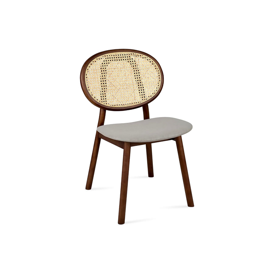 Verona Cane Back Dining Chair | Upholstered Contemporary Design